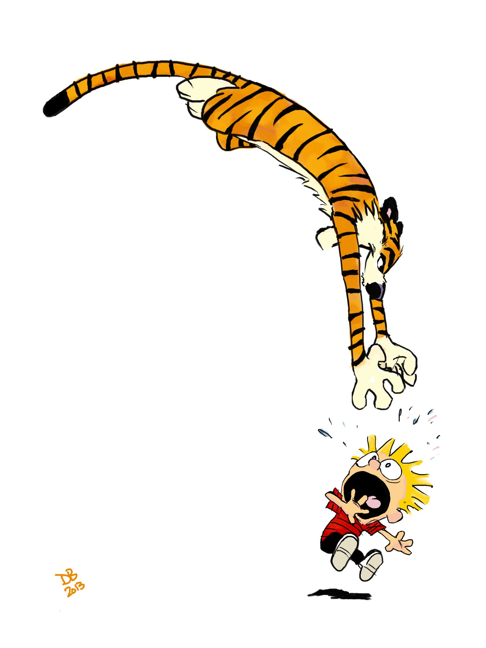 Hobbes attacking Calvin